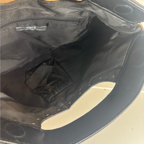 Apt. 9 Y2K Black and Brown Floral Wimsigoth Velvet Clutch - Picture 11 of 11